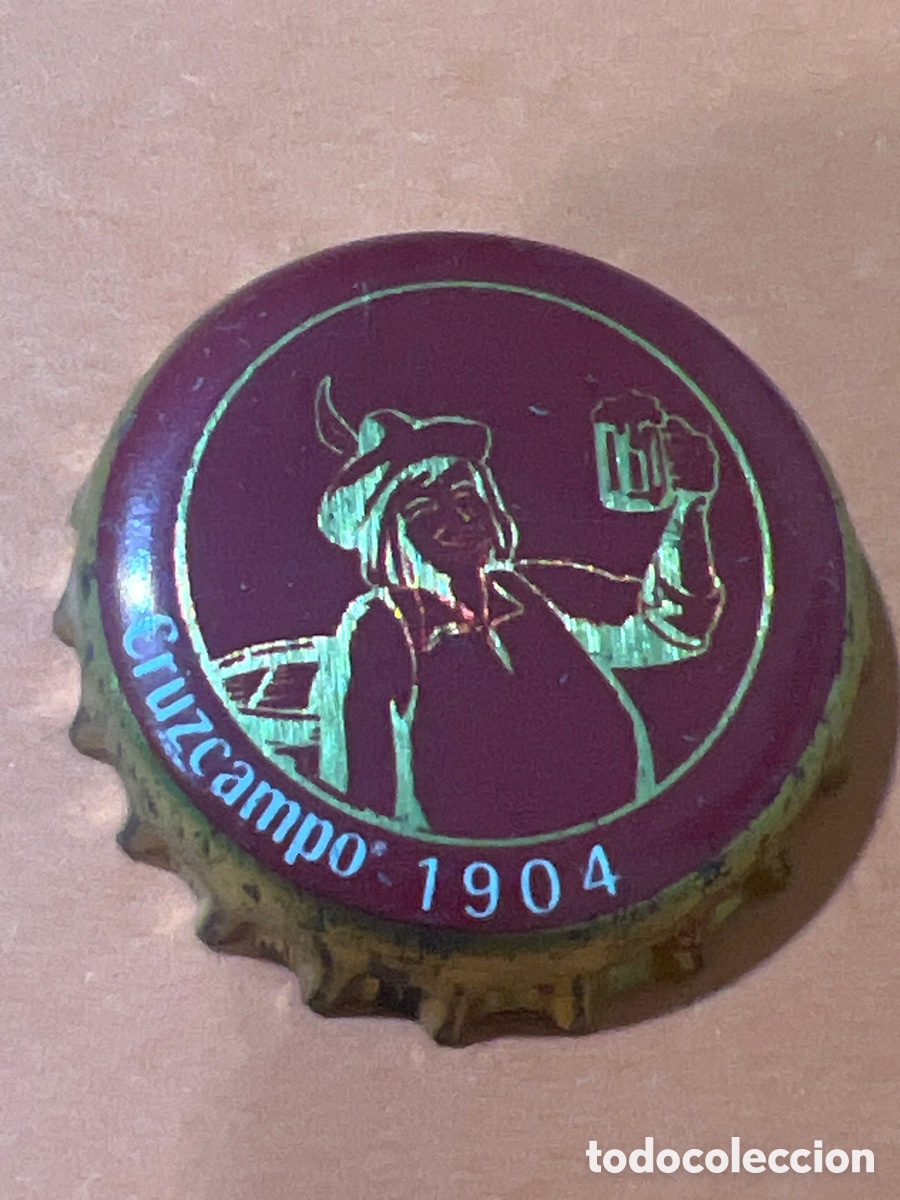 Coleccionismo de cervezas: T4/X92/D5. CHAPA CERVEZA CRUZCAMPO