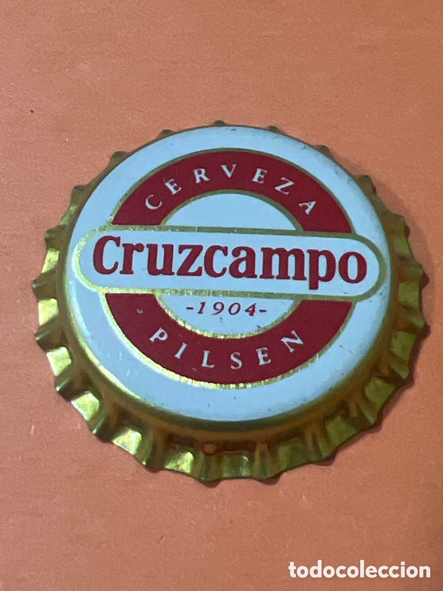 Coleccionismo de cervezas: T4/X92/E5. CHAPA CERVEZA CRUZCAMPO, PILSEN. / SIN ABRIR