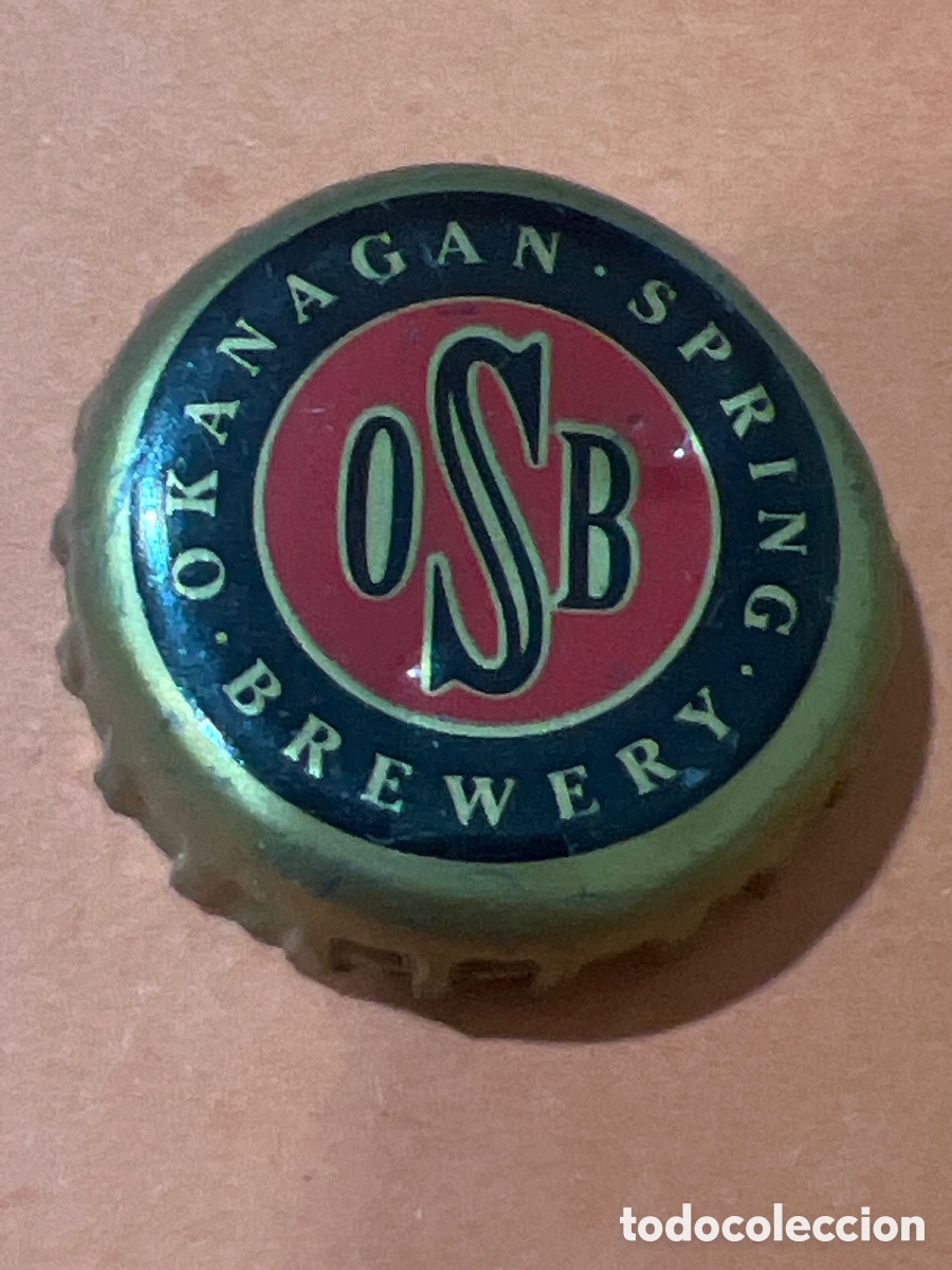 Coleccionismo de cervezas: T4/X92/G4. CHAPA CERVEZA - Okanagan Spring Brewery OSB - CANAD&Aacute;