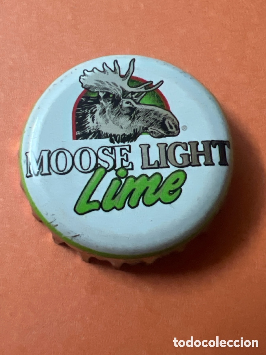 Coleccionismo de cervezas: T4/X96/Q4. CHAPA CERVEZA - Moose Light Lime - CANAD&Aacute;