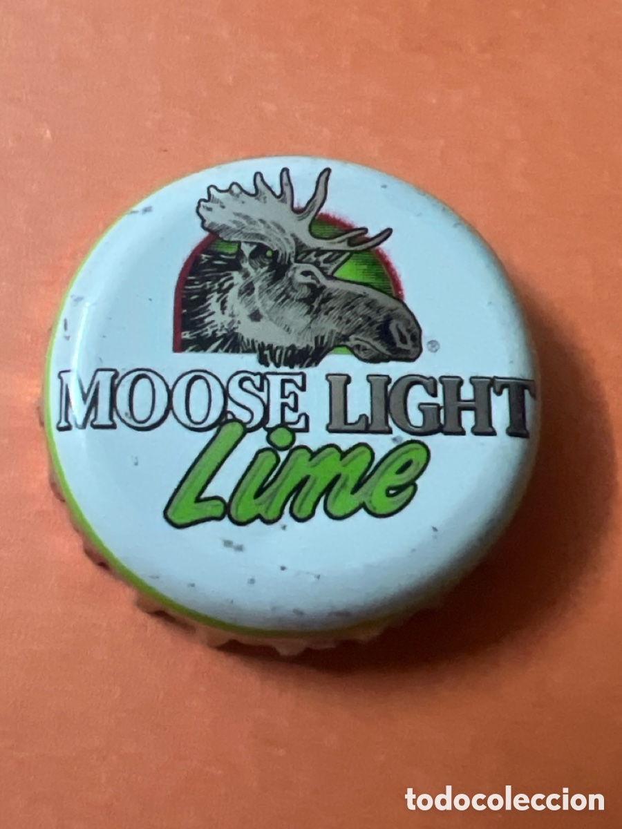 Coleccionismo de cervezas: T4/X96/Q5. CHAPA CERVEZA - Moose Light Lime - CANAD&Aacute;