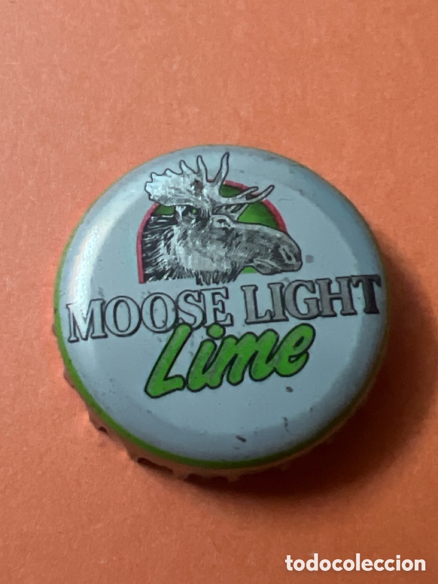 Coleccionismo de cervezas: T4/X96/Q6. CHAPA CERVEZA - Moose Light Lime - CANAD&Aacute;