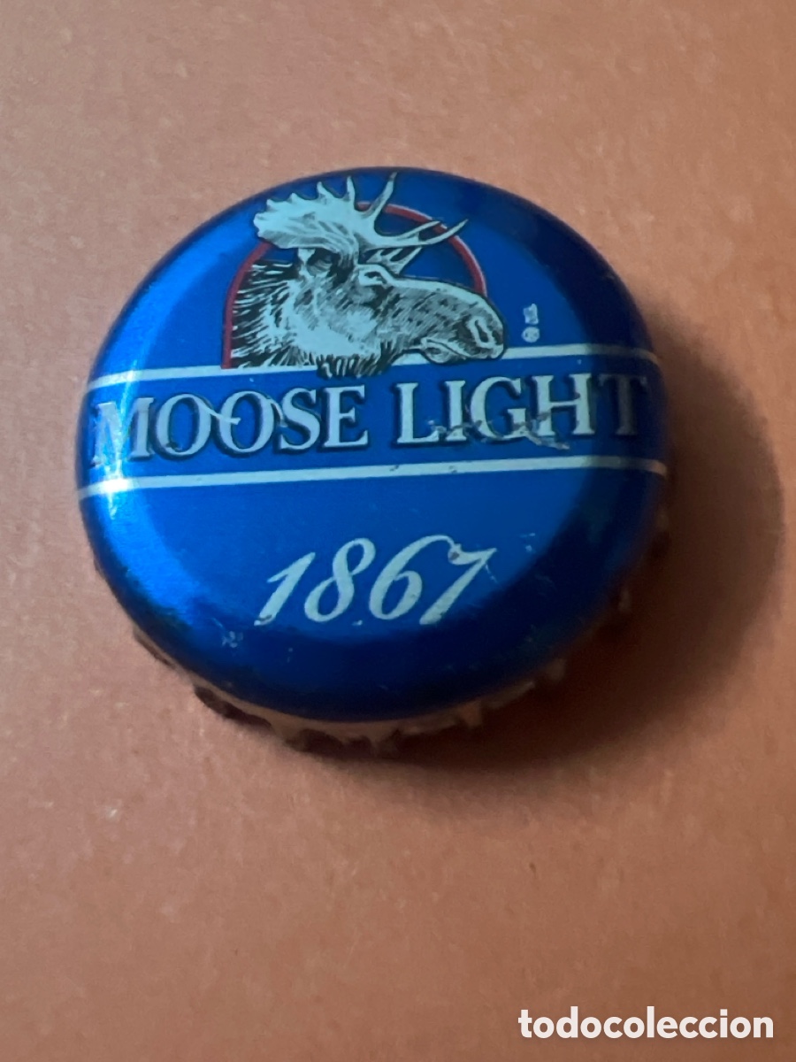 Coleccionismo de cervezas: T4/X94/E6. CHAPA CERVEZA - Moose Light 1867 - CANAD&Aacute;