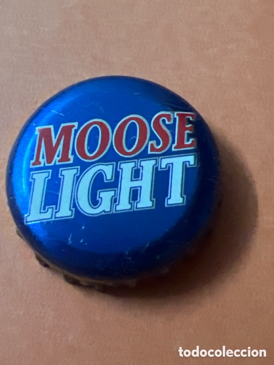 Coleccionismo de cervezas: T4/X100/E6. CHAPA CERVEZA - Moose Light - CANAD&Aacute;