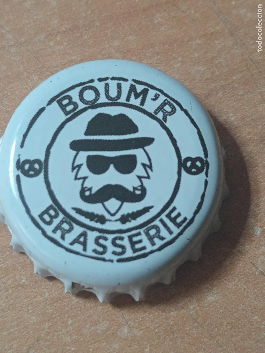 Coleccionismo de cervezas: CHAPA DE CERVEZA ARTESANA DE ALSACIA FRANCIA BOUM'R BRASSERIE