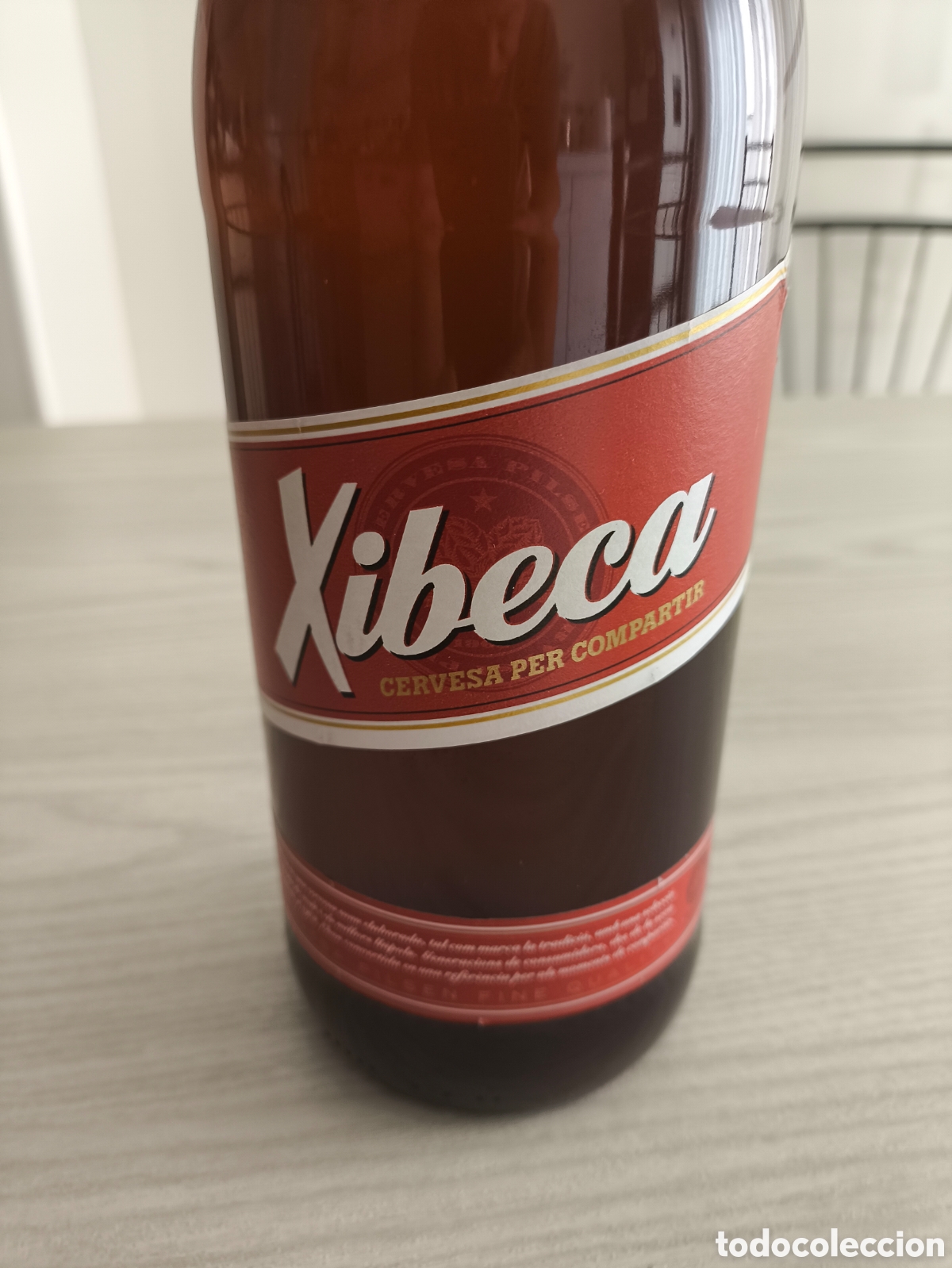 Coleccionismo de cervezas: Botella Xibeca 1 litro - Foto 3
