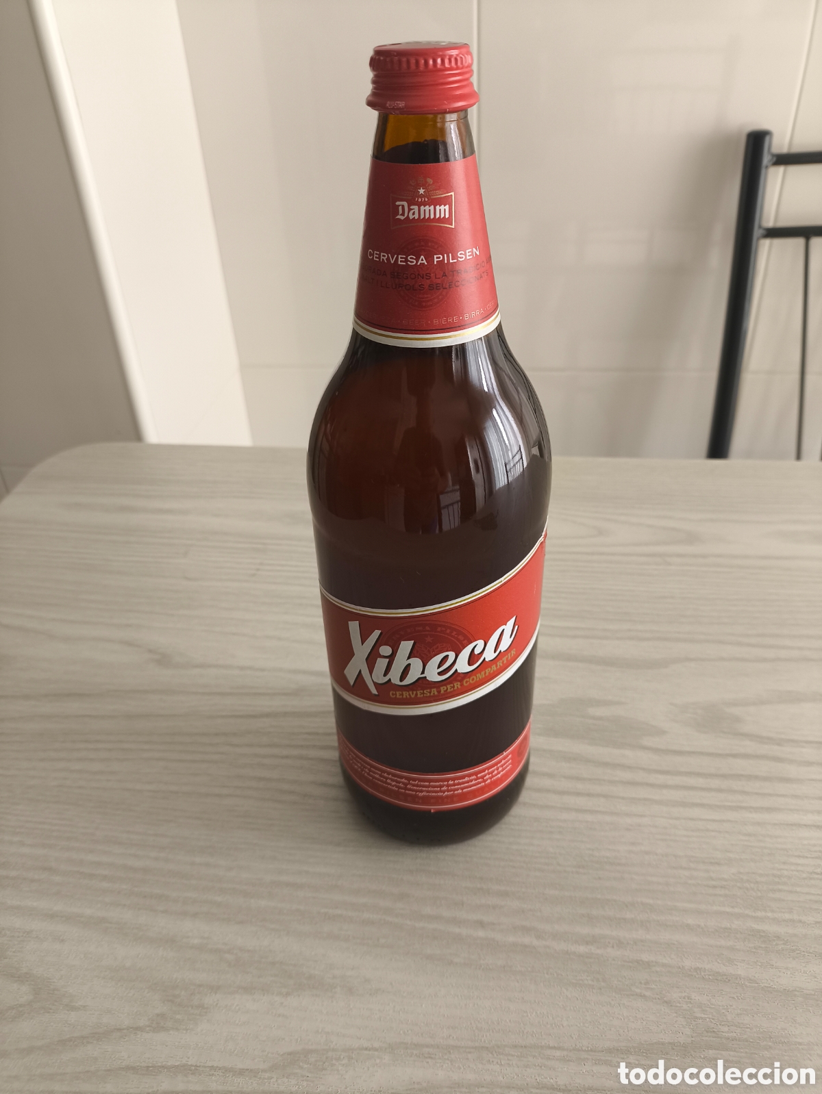 Coleccionismo de cervezas: Botella Xibeca 1 litro - Foto 1
