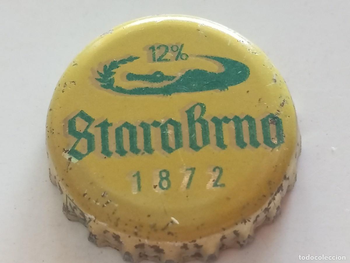 Coleccionismo de cervezas: Chapa tap&oacute;n corona de la cerveza checa STAROBRNO 1872 - 12%