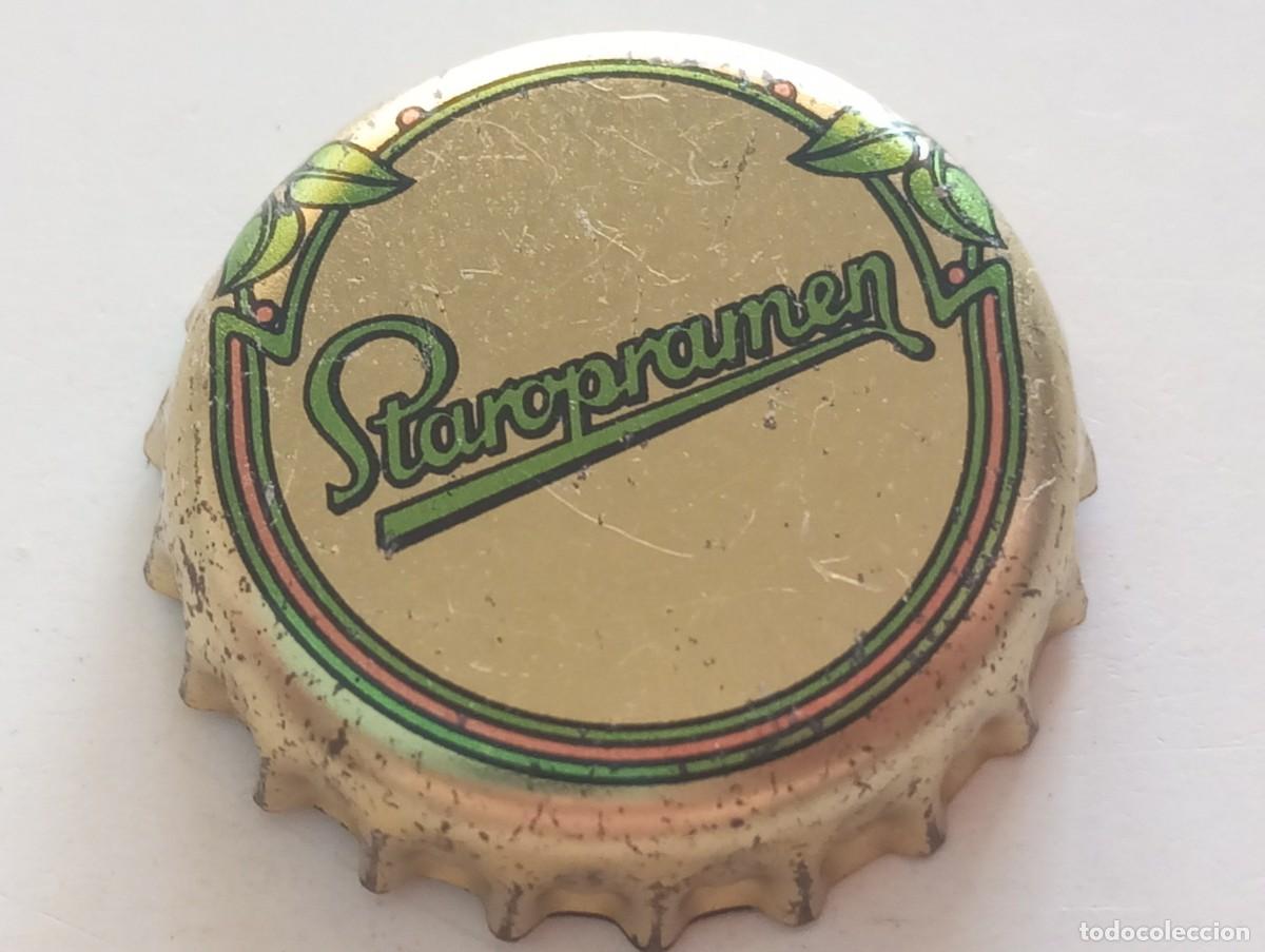 Coleccionismo de cervezas: Chapa tap&oacute;n corona de la cerveza checa STAROPRAMEN