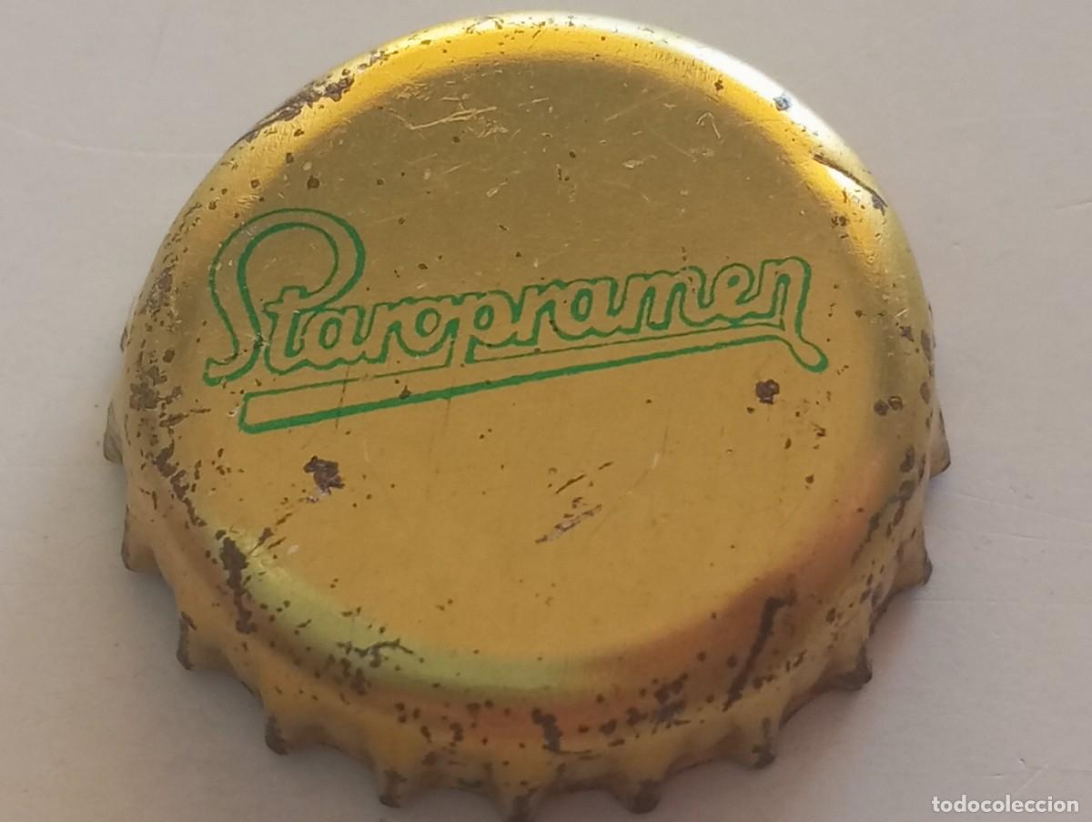 Coleccionismo de cervezas: Chapa tap&oacute;n corona de la cerveza checa STAROPRAMEN