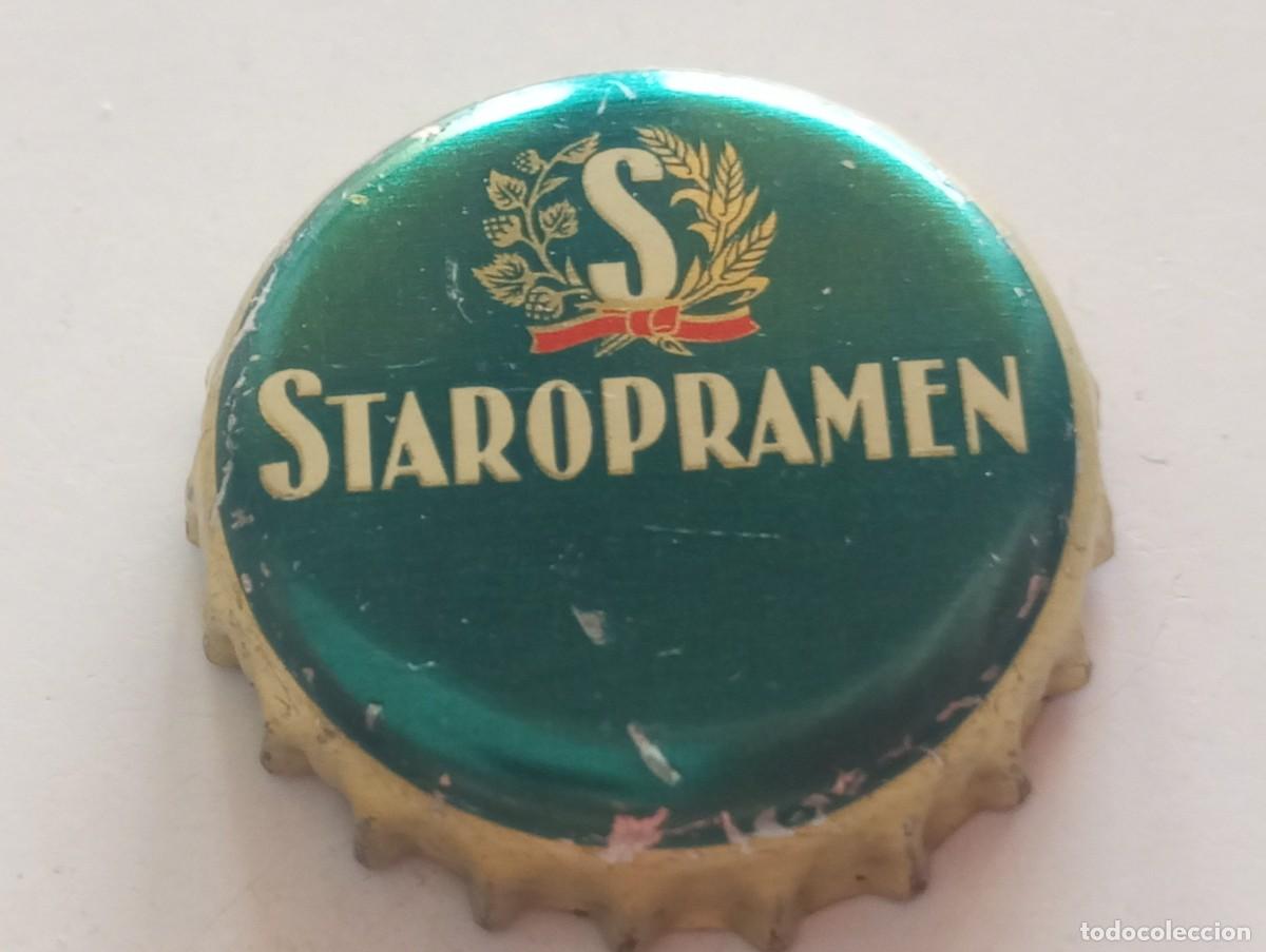 Coleccionismo de cervezas: Chapa tap&oacute;n corona de la cerveza checa STAROPRAMEN