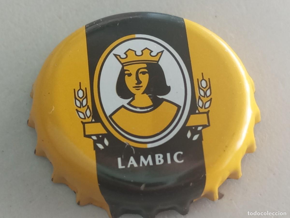 Coleccionismo de cervezas: Chapa tap&oacute;n corona de la cerveza belga GUEUZE LAMBIC
