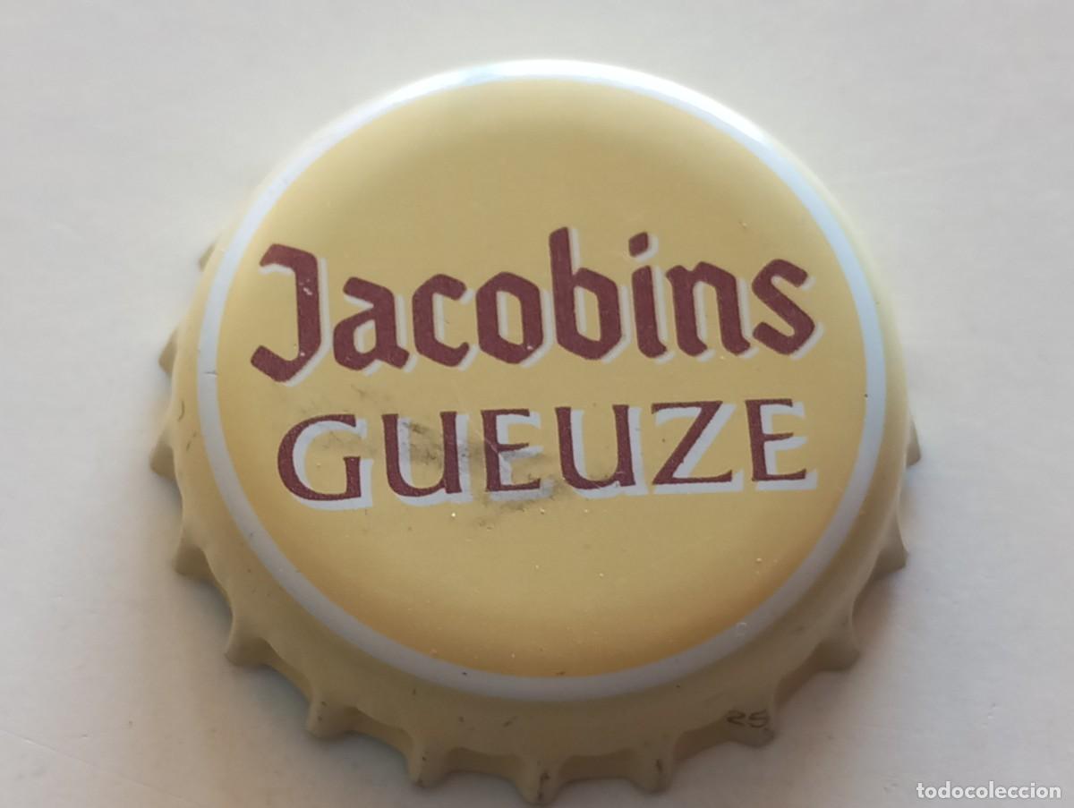 Coleccionismo de cervezas: Chapa tap&oacute;n corona de la cerveza belga JACOBINS GUEUZE