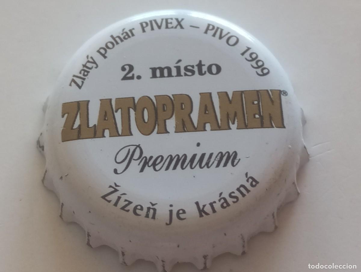 Coleccionismo de cervezas: Chapa tap&oacute;n corona de la cerveza checa ZLATOPRAMEN PREMIUM - 2. M&Iacute;STO