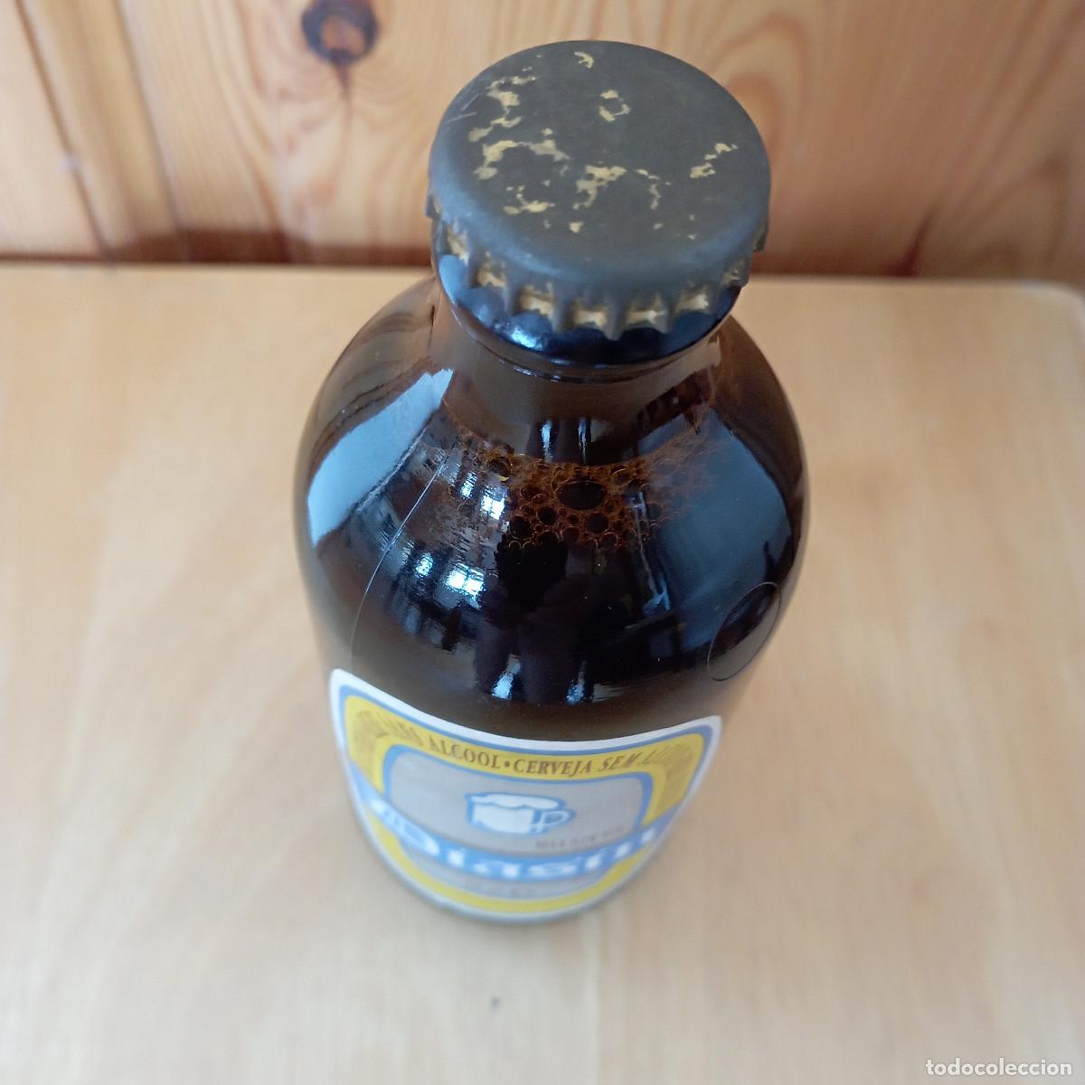 Coleccionismo de cervezas: botella cerveza DIASIN llena - Foto 2