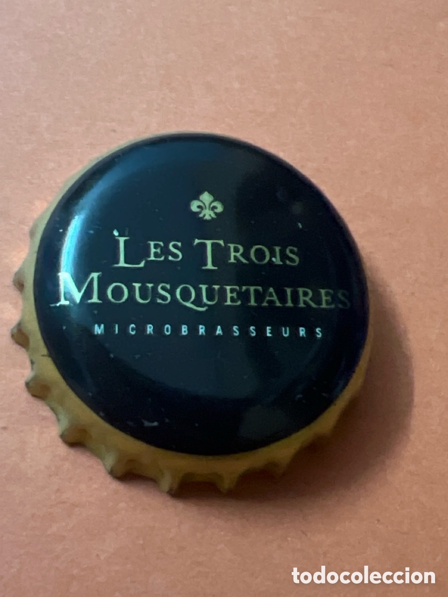 Coleccionismo de cervezas: T4/X110/A6. CHAPA CERVEZA - Les Trois Mousquetaires microbrasseurs - Canad&aacute;