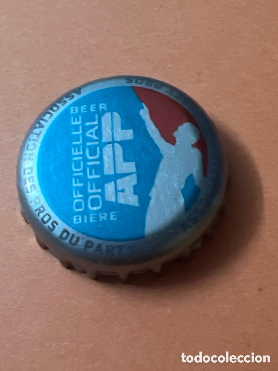 Coleccionismo de cervezas: T4/X110B6APP Officielle Biere Official Beer association des pros du party association of party pros