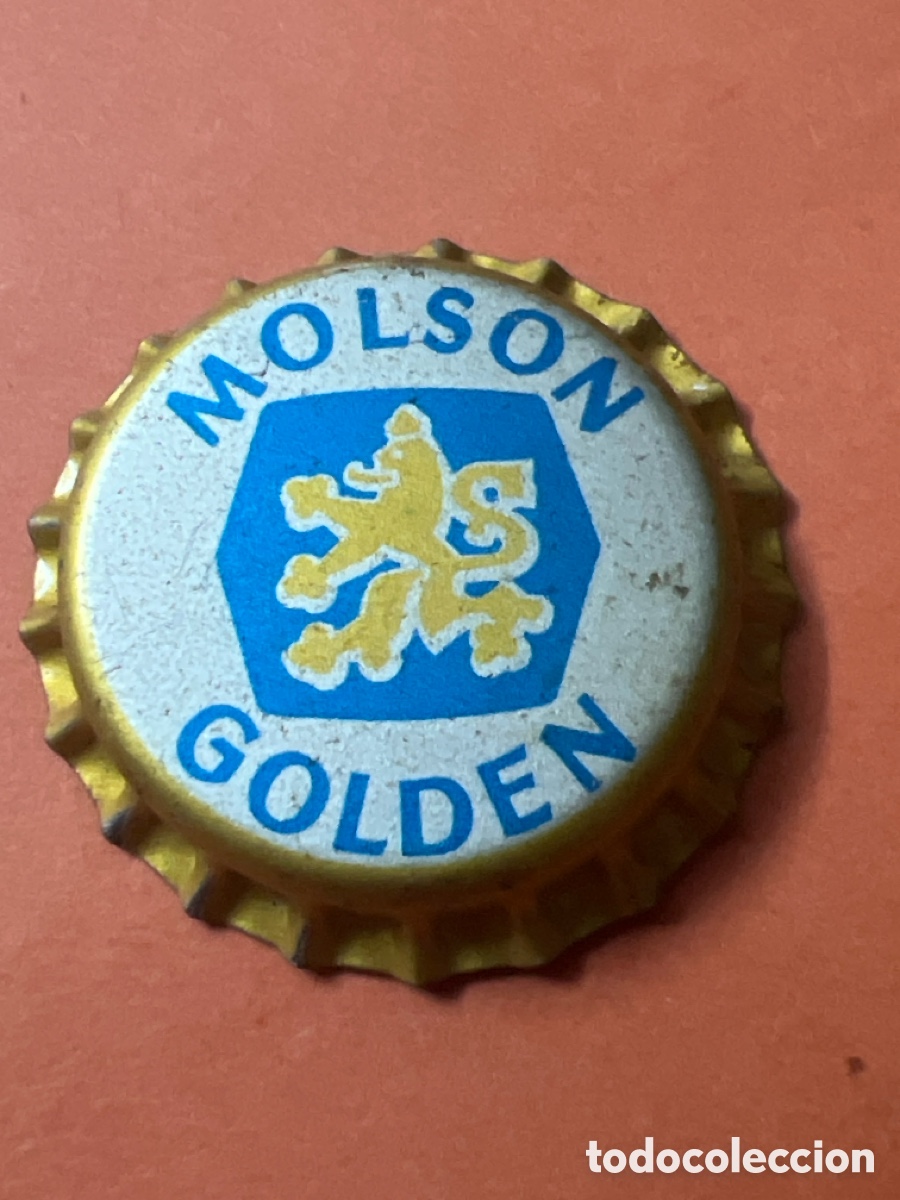 Coleccionismo de cervezas: T4/X110/E2. CHAPA CERVEZA - Molson Golden - CANAD&Aacute; - SIN ABRIR