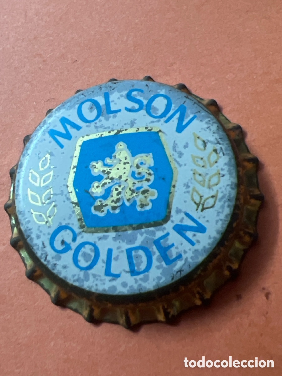 Coleccionismo de cervezas: T4/X110/E3. CHAPA CERVEZA - Molson Golden - CANAD&Aacute; - SIN ABRIR
