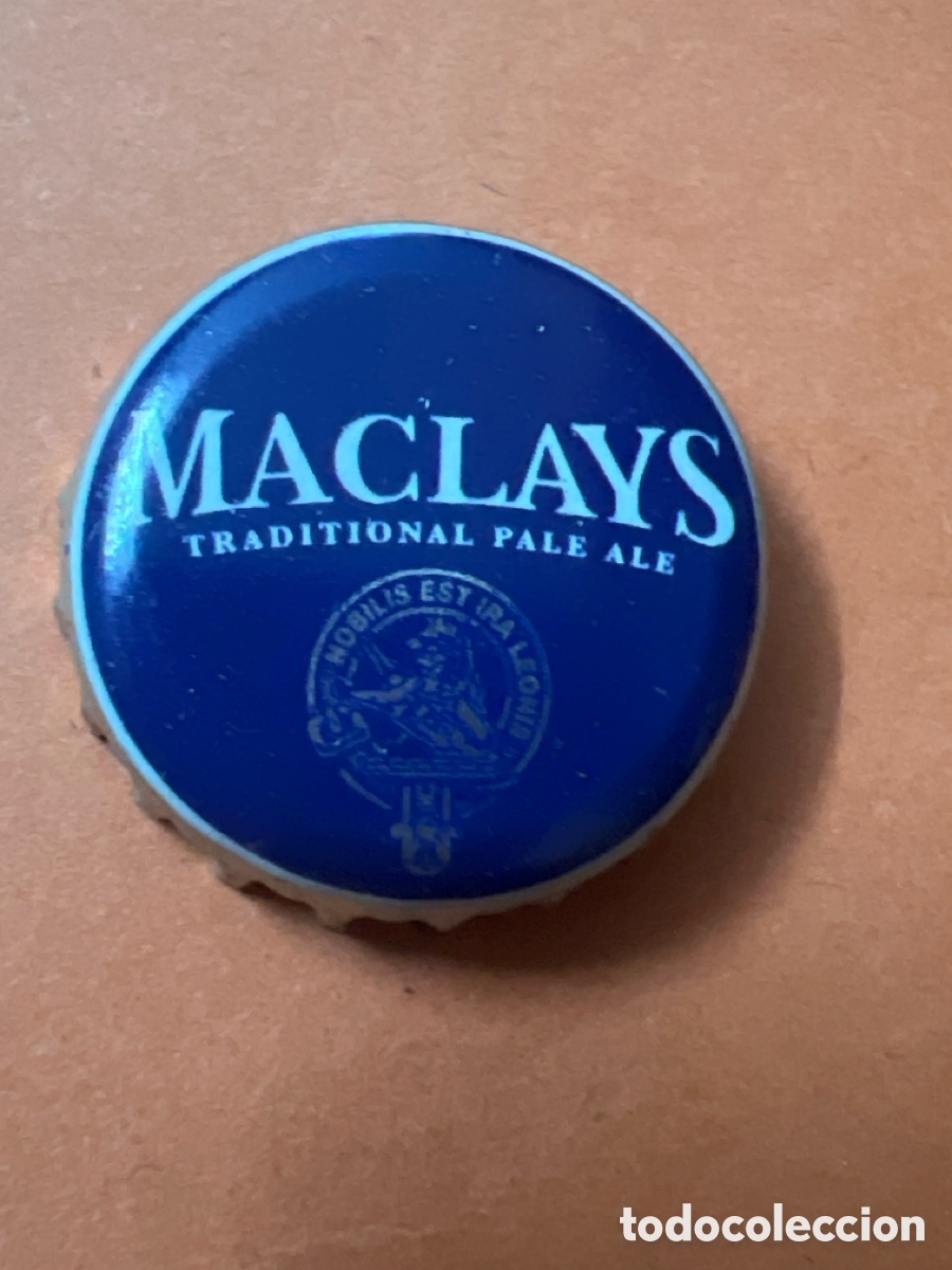 Coleccionismo de cervezas: T4/X110/H2. Chapa tap&oacute;n corona de la cerveza canadiense MACLAYS