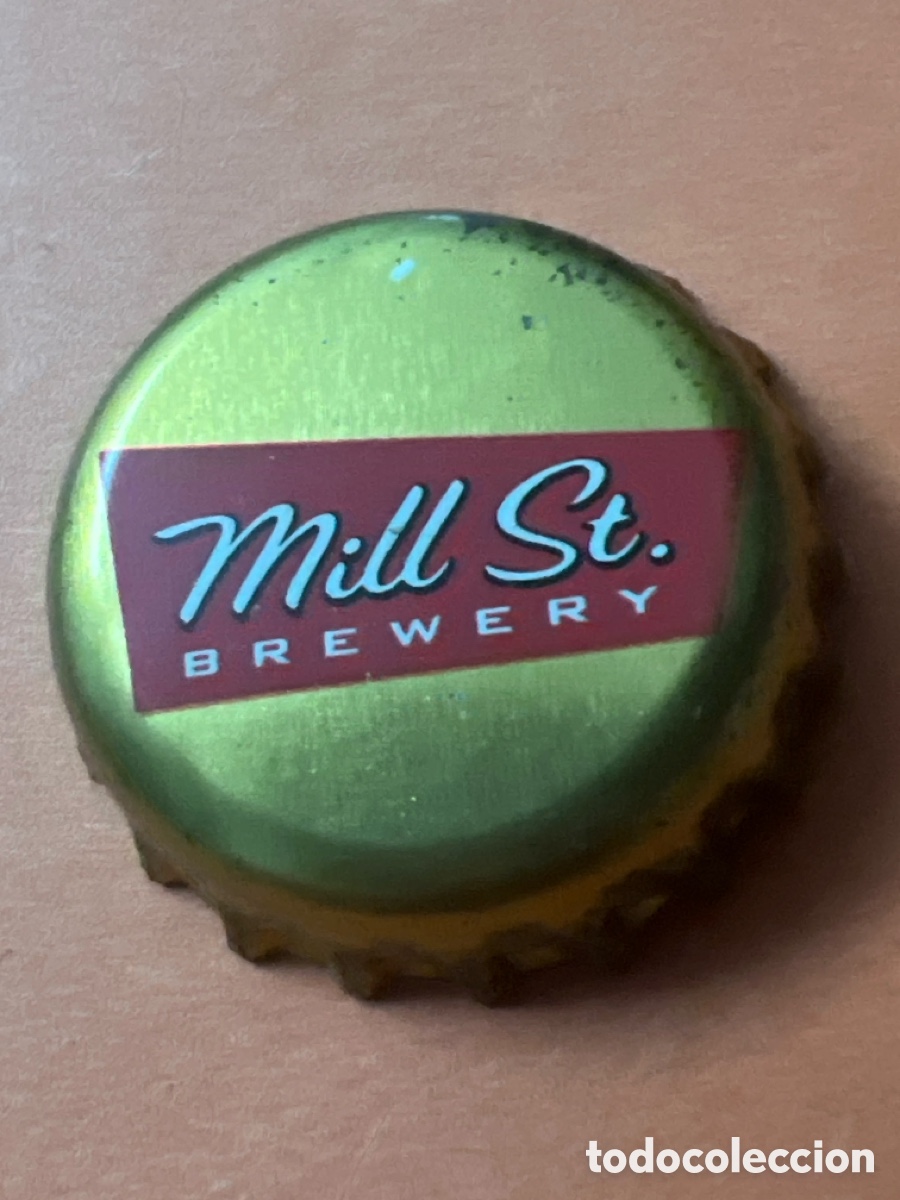 Coleccionismo de cervezas: T4/X110/H4. Chapa tap&oacute;n corona de la cerveza canadiense MILL ST. BRAWERY