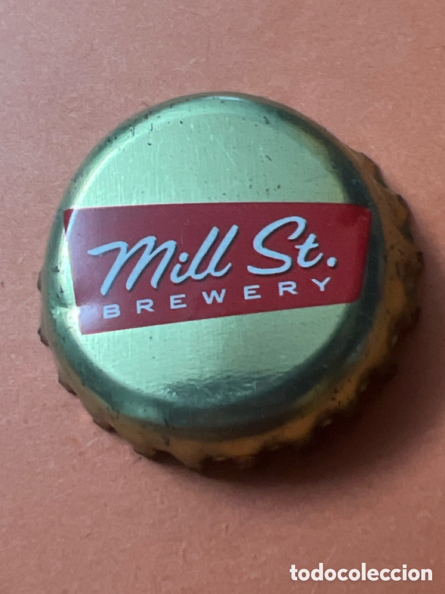 Coleccionismo de cervezas: T4/X110/H5. Chapa tap&oacute;n corona de la cerveza canadiense MILL ST. BRAWERY