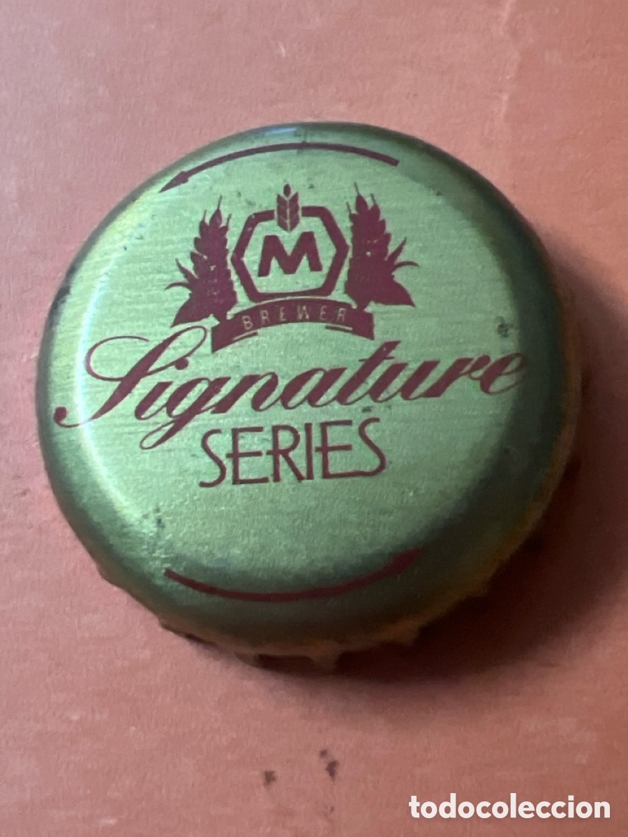 Coleccionismo de cervezas: T4/X110/H6. CHAPA CERVEZA - CANAD&Aacute; - M Brewer Signature Series