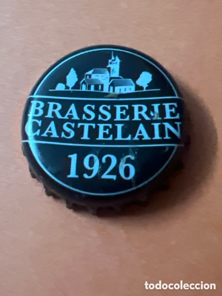 Coleccionismo de cervezas: T4/X106/C2. CHAPA CERVEZA - Brasserie Castelain 1926 - FRANCIA
