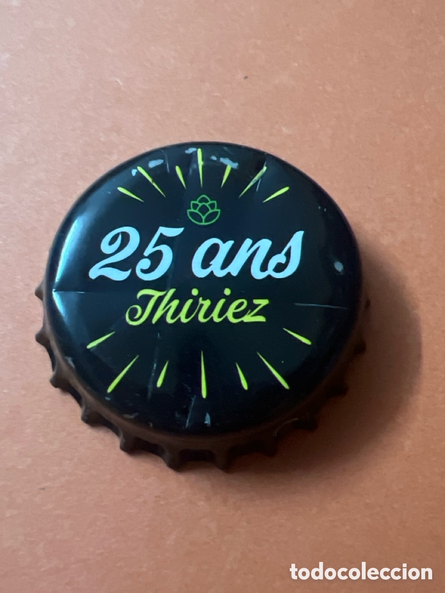 Coleccionismo de cervezas: J75. CHAP&Oacute;N CERVEZA. - 25 ans Thiriez - FRANCIA