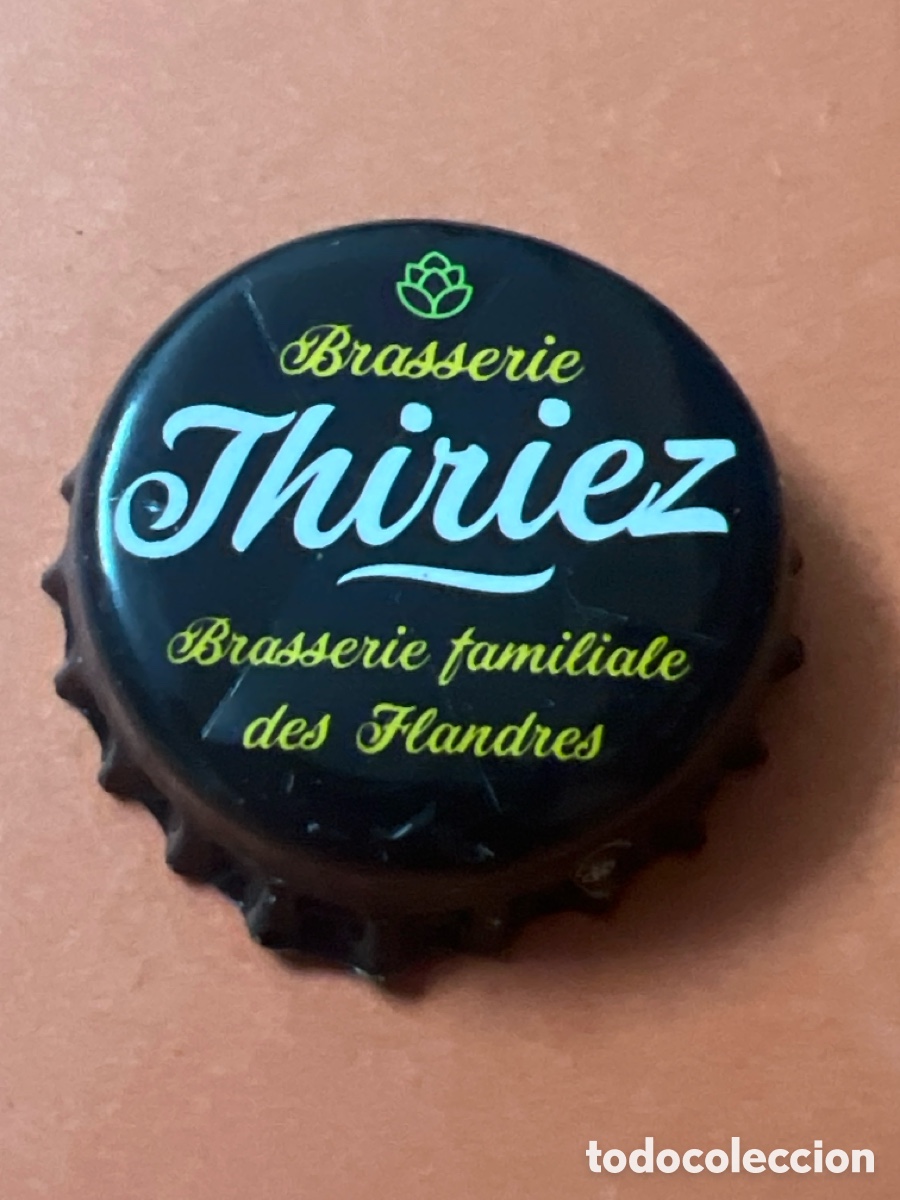 Coleccionismo de cervezas: J77. CHAP&Oacute;N CERVEZA - Brasserie Thiriez Brasserie familiale des Flandres