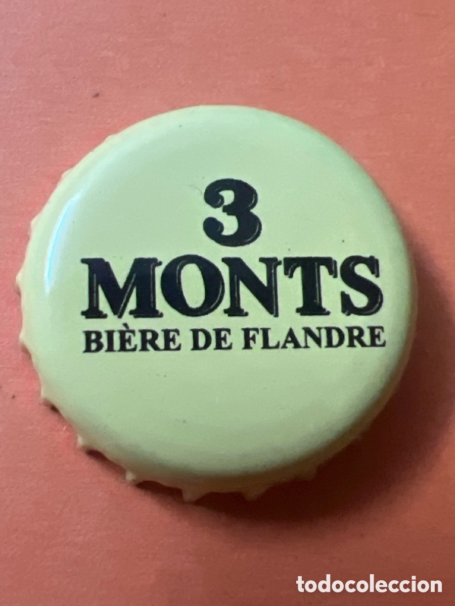 Coleccionismo de cervezas: T4/X106/G1. KRONKORKEN TAP&Oacute;N CORONA BOTTLE CAP CHAPA BEER BIRRA BIERE 3 MONTS.FRANCIA