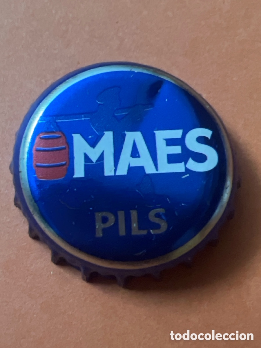 Coleccionismo de cervezas: T4/X106/H1. MAES PILS - TAP&Oacute;N CORONA - CHAPA CERVEZA - BOTTLE CAP, - KRONKORKEN - TAPPI