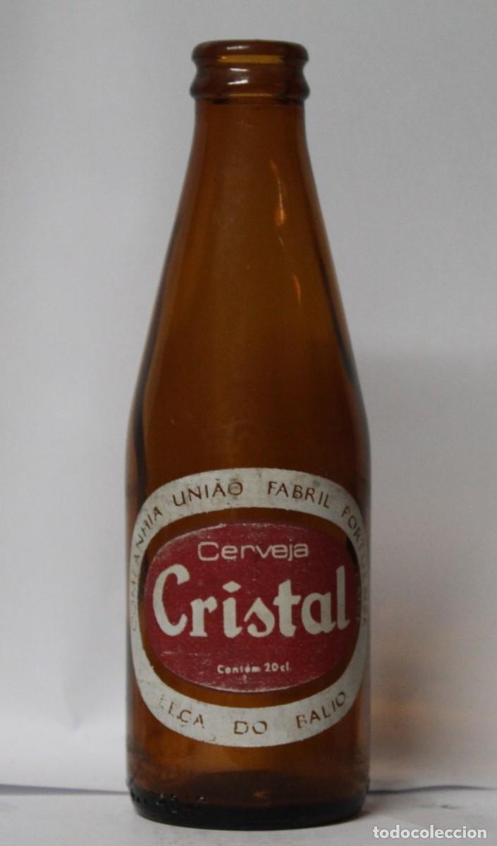 Coleccionismo de cervezas: BOTELLA CERVEZA CRISTAL 20 CL PORTUGAL