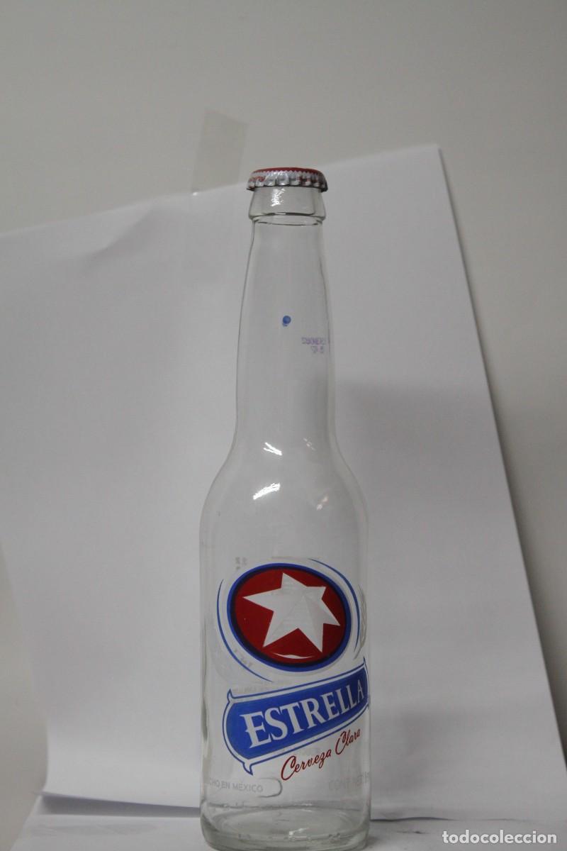 Coleccionismo de cervezas: BOTELLA CERVEZA ESTRELLA 33 CL. VACIA