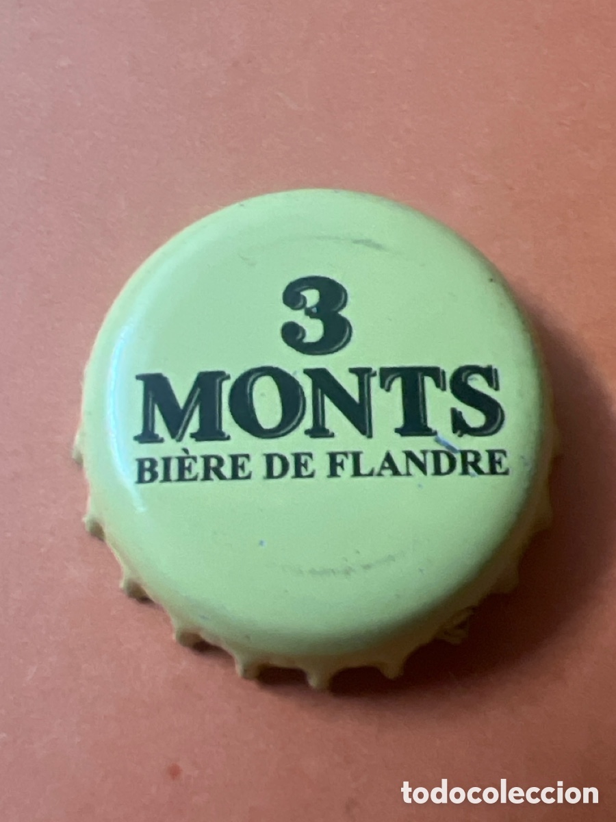 Coleccionismo de cervezas: T4/X106/J1. TAP&Oacute;N CORONA BOTTLE CAP CHAPA BEER BIRRA BIERE 3 MONTS.FRANCIA