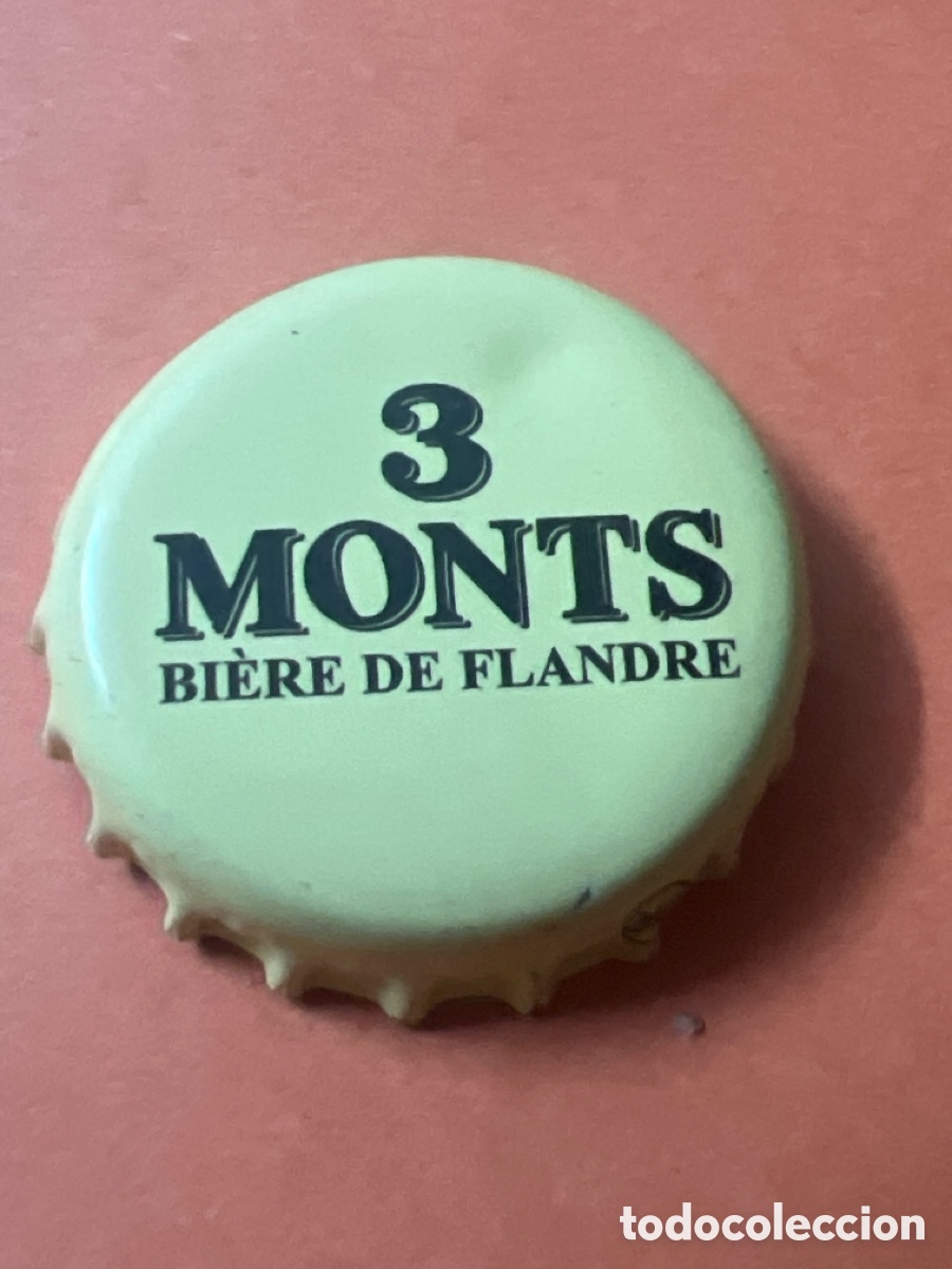 Coleccionismo de cervezas: T4/X106/J3. TAP&Oacute;N CORONA BOTTLE CAP CHAPA BEER BIRRA BIERE 3 MONTS.FRANCIA