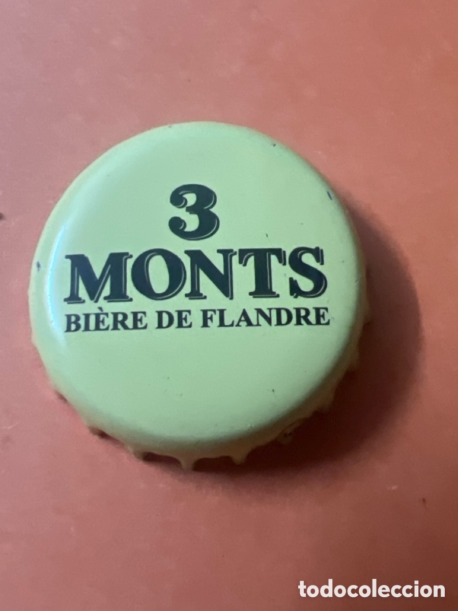 Coleccionismo de cervezas: T4/X106/J5. TAP&Oacute;N CORONA BOTTLE CAP CHAPA BEER BIRRA BIERE 3 MONTS.FRANCIA