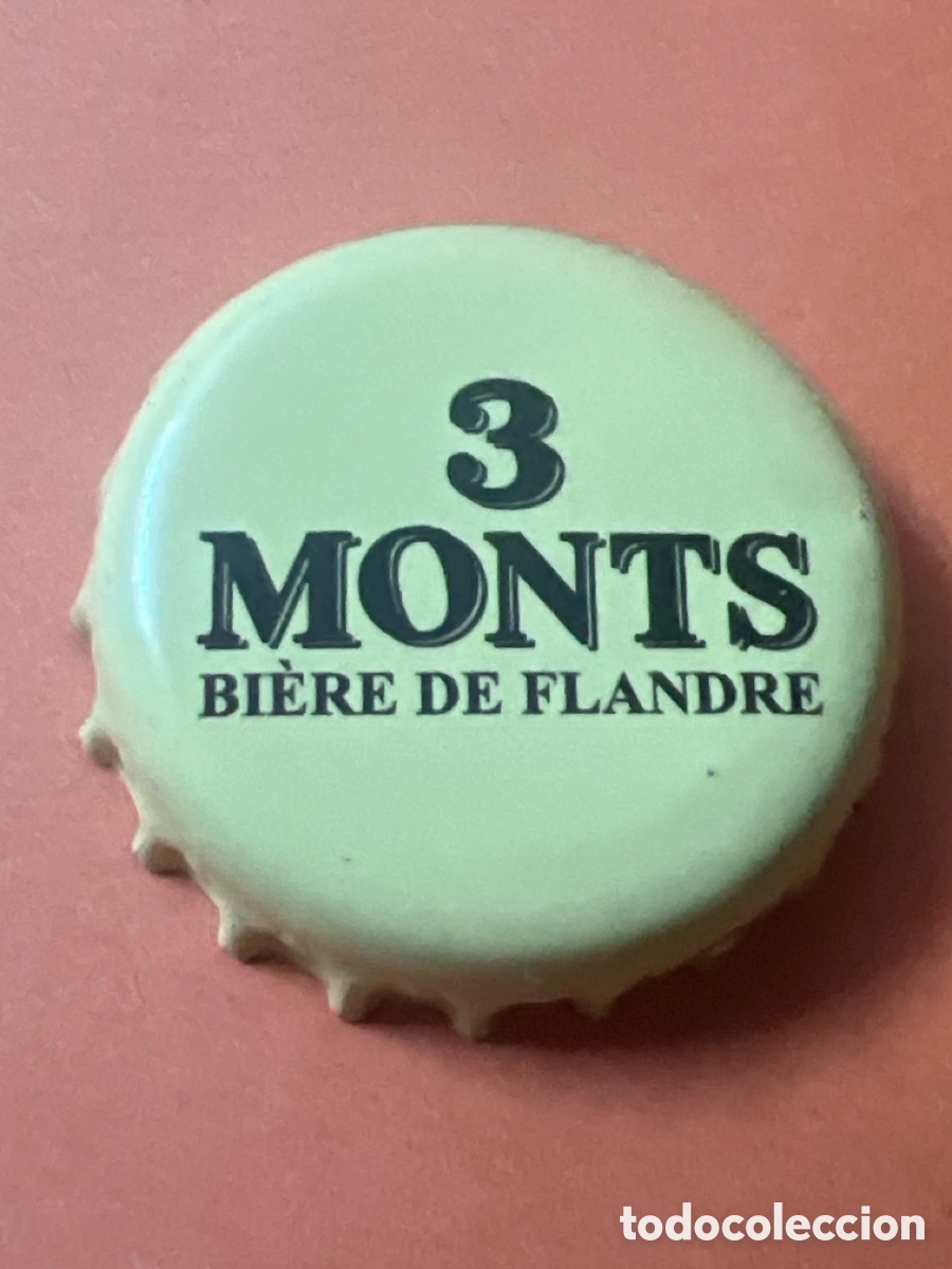 Coleccionismo de cervezas: T4/X106/J6. TAP&Oacute;N CORONA BOTTLE CAP CHAPA BEER BIRRA BIERE 3 MONTS.FRANCIA
