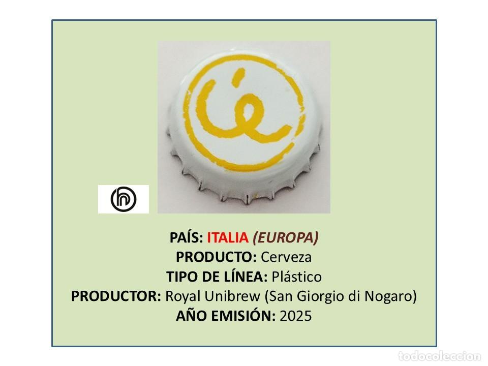 Coleccionismo de cervezas: TAPON CORONA CAPSULA CHAPA CERVEZA C&Eacute; (ITALIA)