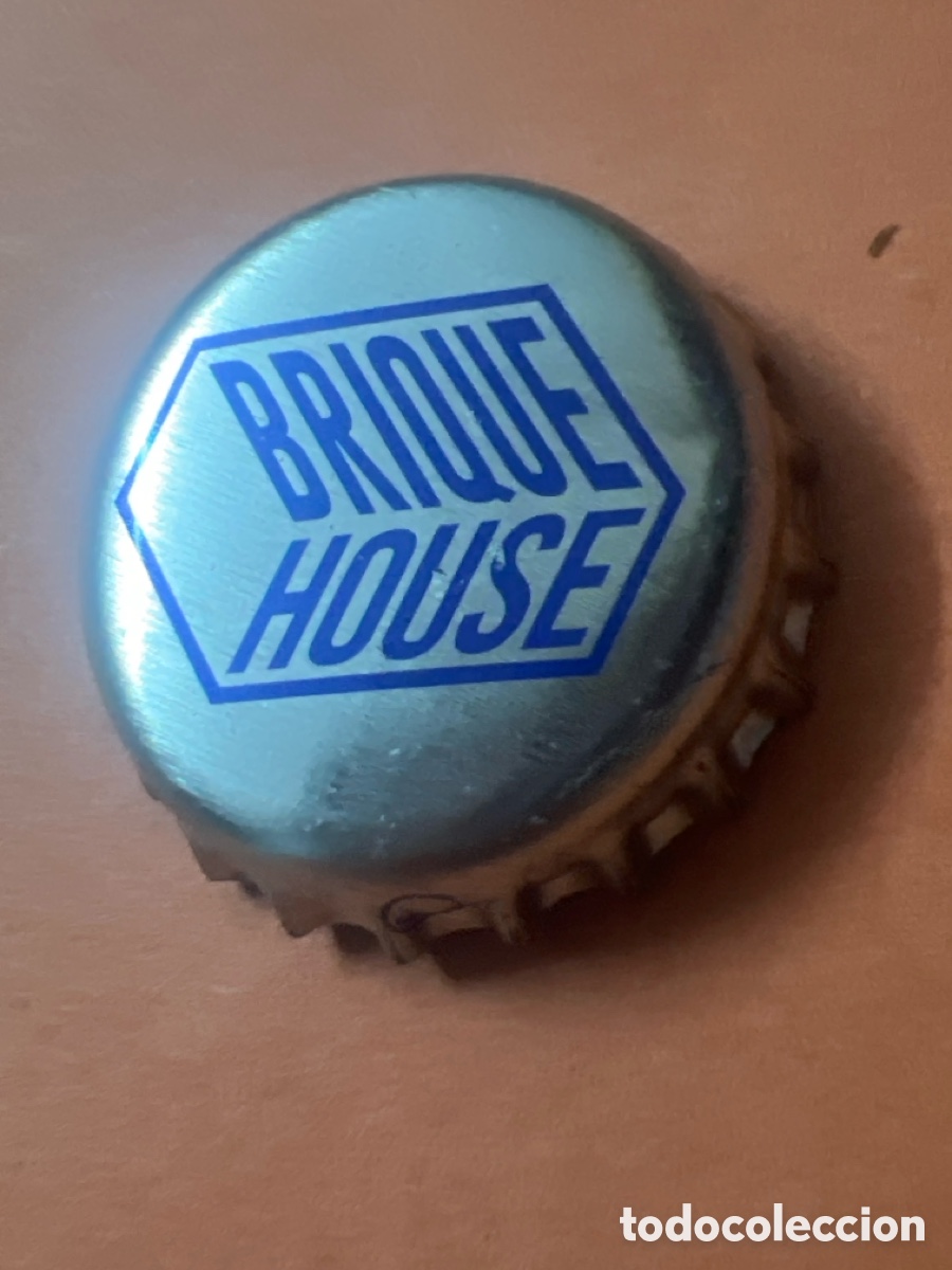 Coleccionismo de cervezas: T4/104/A4. CHAPA CERVEZA - Brique House - FRANCIA