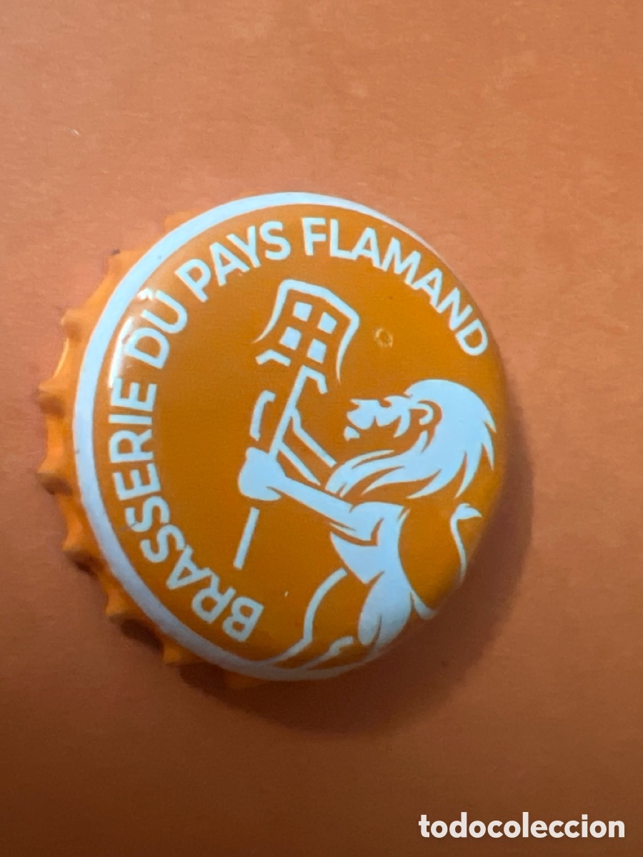 Coleccionismo de cervezas: T4/X104/D6. CHAPA CERVEZA - brasserie du pays flamand - FRANCIA