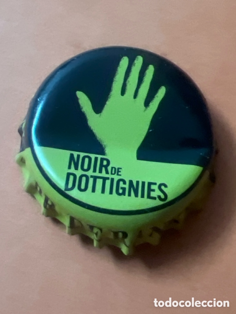 Coleccionismo de cervezas: T4/X104/E3. CHAPA CERVEZA - Noir de Dottignies - B&Eacute;LGICA