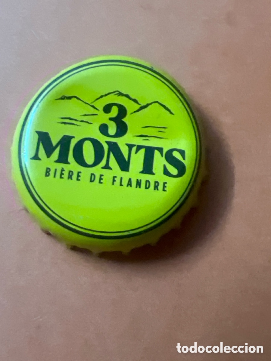 Coleccionismo de cervezas: T4/X104/E5. TAPON CORONA CAPSULA CHAPA CERVEZA 3 MONTS (FRANCIA)