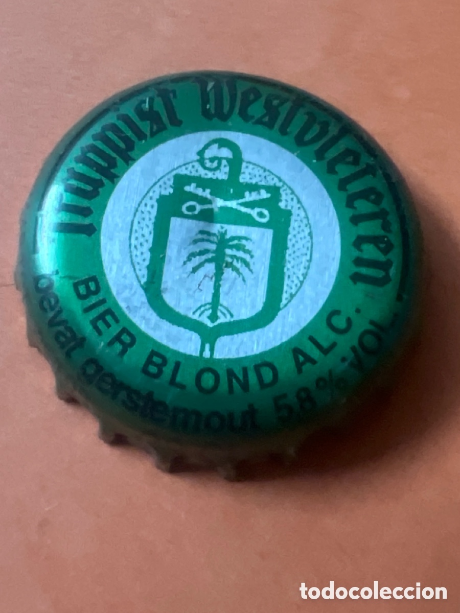 Coleccionismo de cervezas: T4/104/F1. CHAPA CERVEZA - Trappist Westvleteren Bier Blond Alc 5.8% Vol - B&Eacute;LGICA