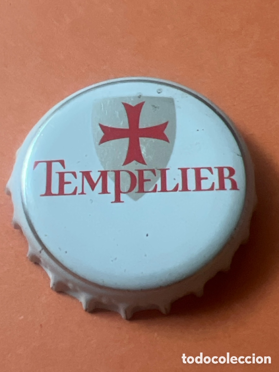 Coleccionismo de cervezas: T4/X104/G3. BOTTLE CAP TAP&Oacute;N CORONA CHAPA CERVEZA BIERE BEER TEMPELIER.B&Eacute;LGICA