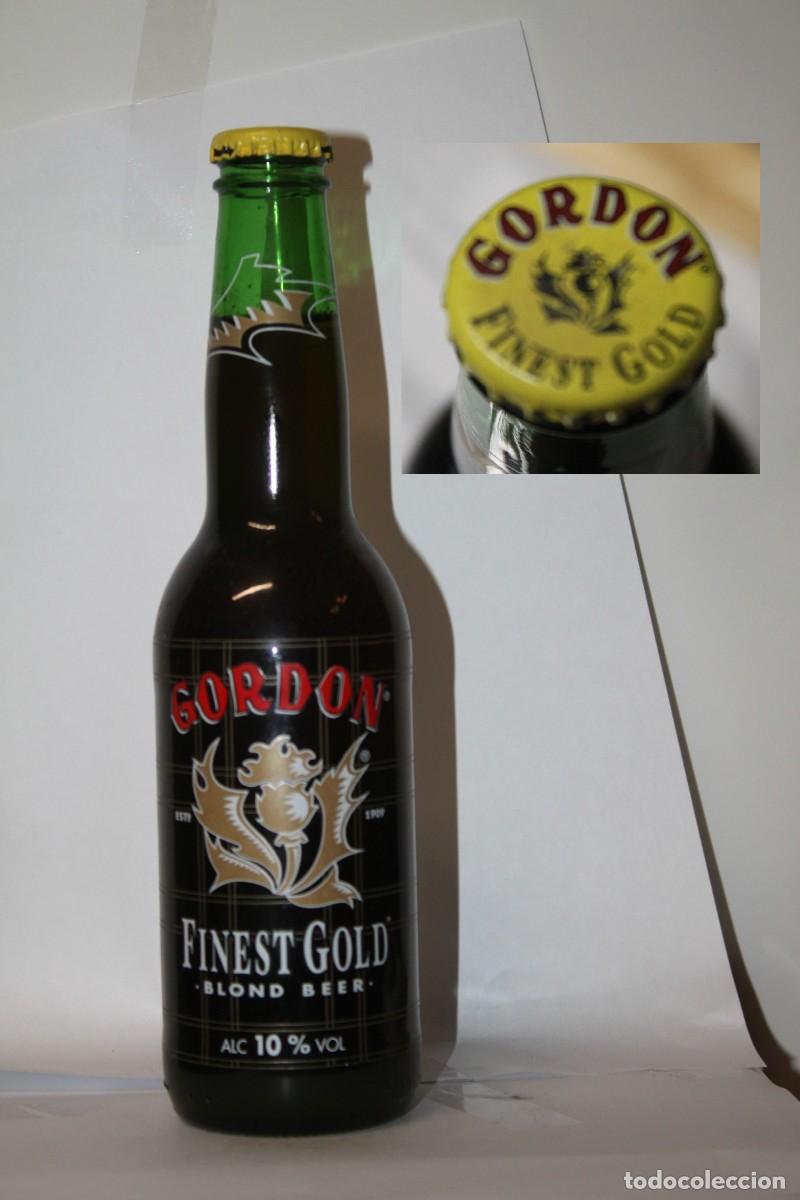 Coleccionismo de cervezas: BOTELLA CERVEZA GORDON 33 CL. LLENA