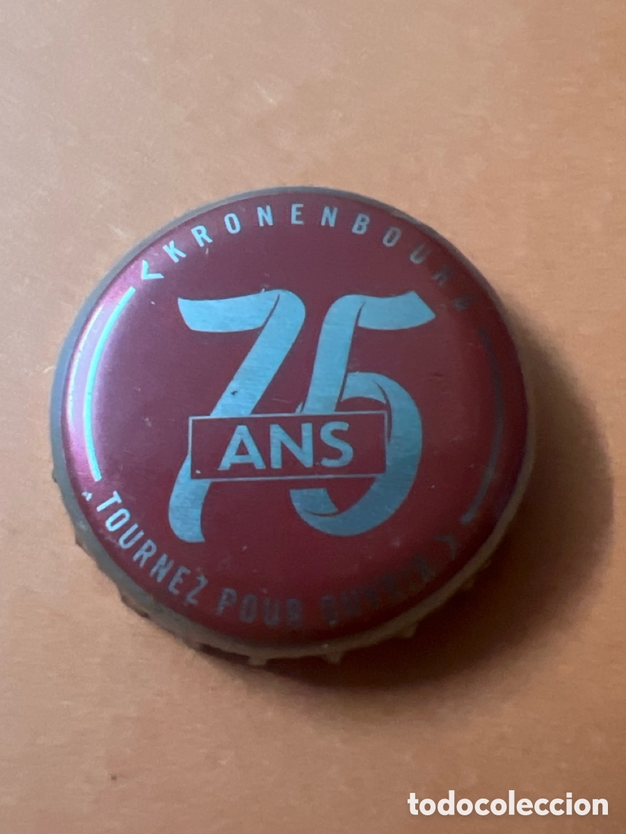 Coleccionismo de cervezas: T4/X104/J5. CHAPA CERVEZA - KRONENBOURG - 75 ANS