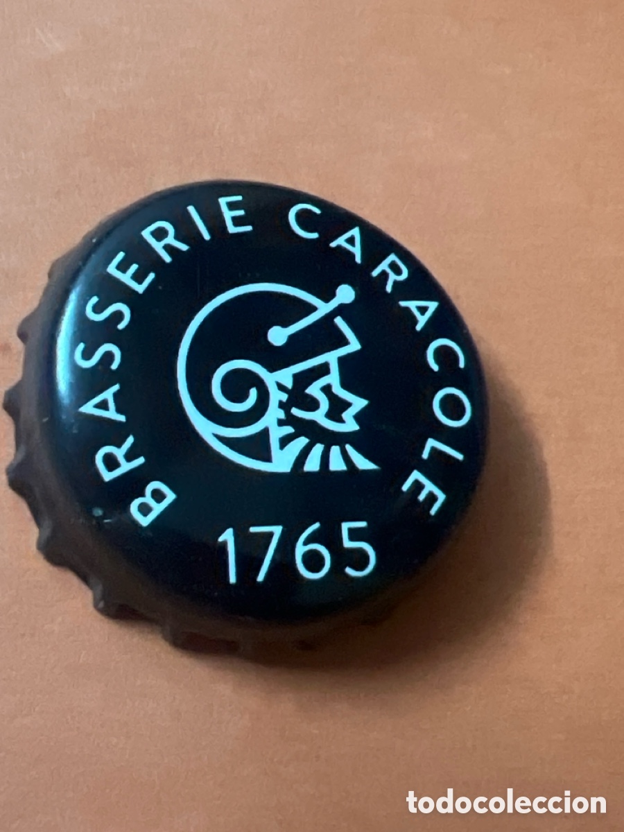Coleccionismo de cervezas: T4/X104/K5. CHAPA CERVEZA - B&Eacute;LGICA- Brasserie Caracole 1765