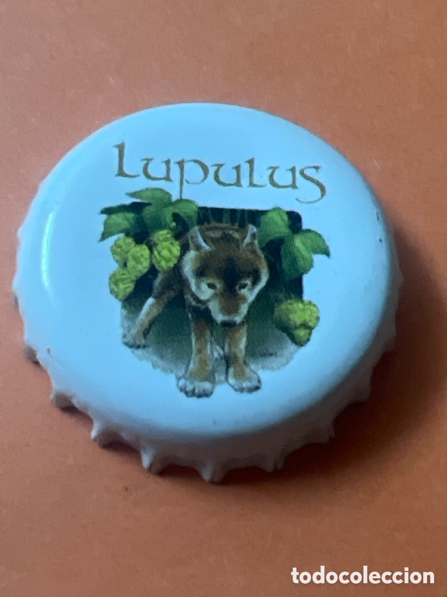 Coleccionismo de cervezas: T4/X104/L4. TAPON CORONA CAPSULA CHAPA CERVEZA LUPULUS (B&Eacute;LGICA)