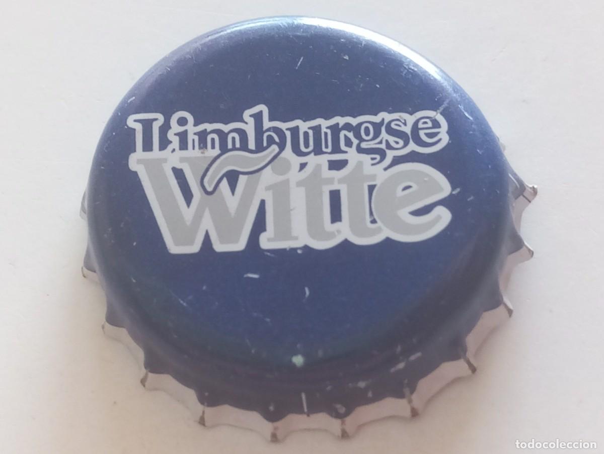Coleccionismo de cervezas: Chapa tap&oacute;n corona de la cerveza belga LIMBURGSE WITTE